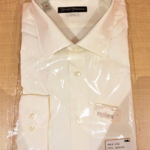 Hickey Freeman - COTTON CLASSIC FIT ECRU DRESS